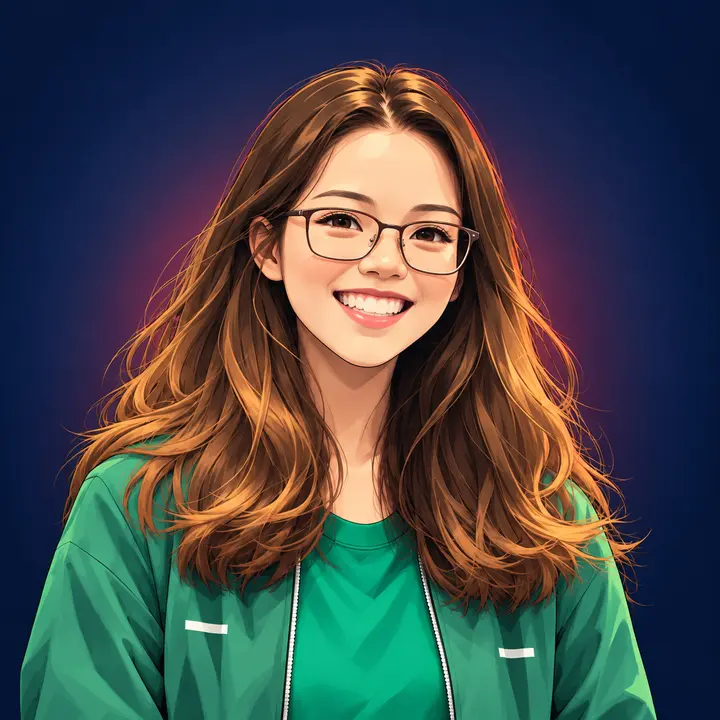 Illustrated portrait of Coleen