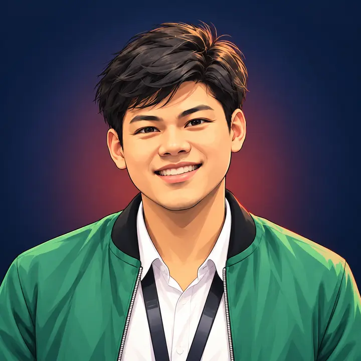 Illustrated portrait of Mark